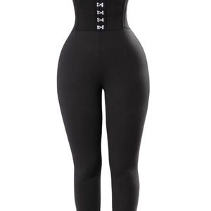 Black Corset Leggings